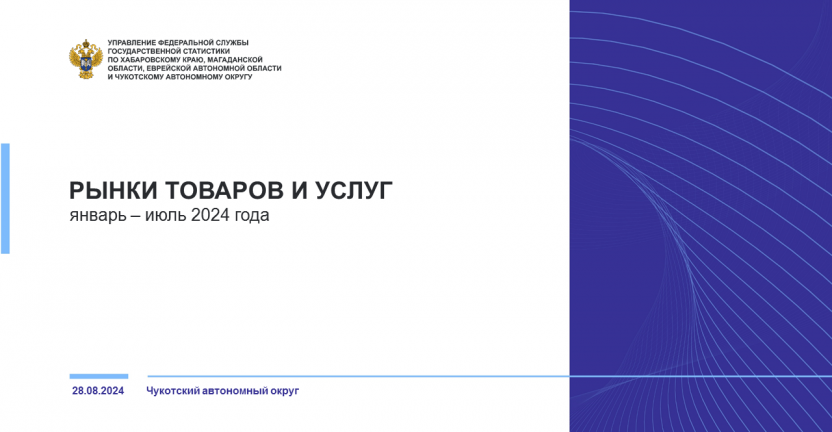 Рынки товаров и услуг Чукотского автономного округа в январе-июле 2024 года